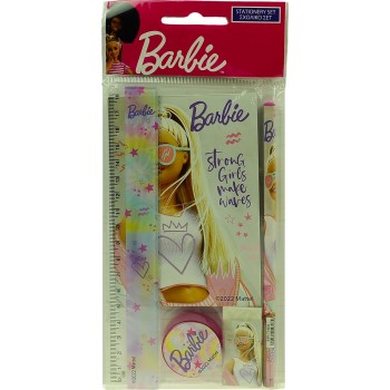 GIM Σετ Σχολικό και Μπλοκ Barbie 349-71755 5204549147102
