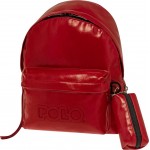 POLO Mini Vinyl Backpack (Red - Κοκκινο) 907036-3000 5201927115685