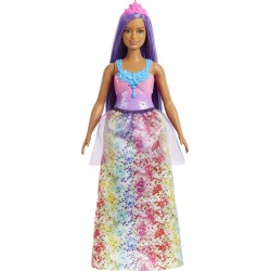 Mattel Barbie Πριγκιπισσα Μωβ Μαλλιά HGR13 / HGR17 194735055890