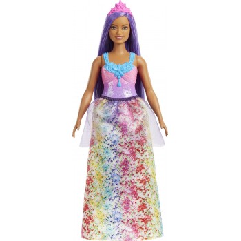 Mattel Barbie Πριγκιπισσα Μωβ Μαλλιά HGR13 / HGR17 194735055890