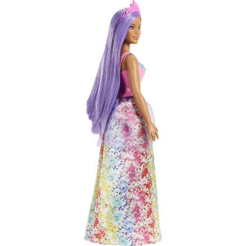 Mattel Barbie Πριγκιπισσα Μωβ Μαλλιά HGR13 / HGR17 194735055890
