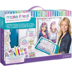 Make It Real Fashion Design Μεγάλο Σετ Σχεδίου Μόδας Με Φωτεινό Ταμπλώ 3502 695929035020