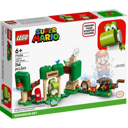 LEGO Super Mario Πίστα Επέκτασης Σπίτι Δώρου Του Yoshi 71406 5702017155265