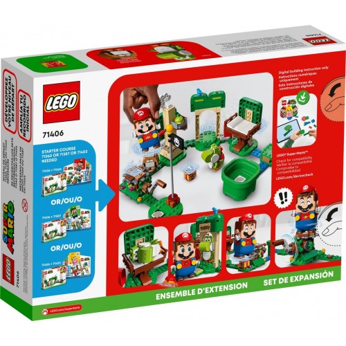 LEGO Super Mario Πίστα Επέκτασης Σπίτι Δώρου Του Yoshi 71406 5702017155265