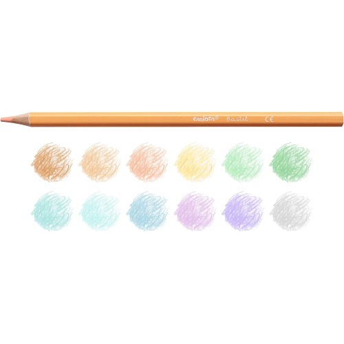 CARIOCA Ξυλομπογιές pastel 12τεμ. 43034 8003511430344