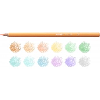 CARIOCA Ξυλομπογιές pastel 12τεμ. 43034 8003511430344