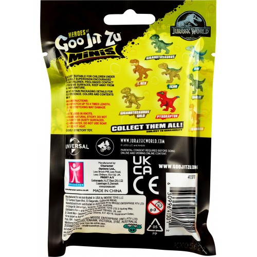 Giochi Preziosi Goo Jit Mini Jurassic Single - 1 item GJT27000 8056379131755