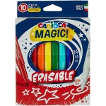 CARIOCA Magic Erasable 10Pcs Μαγικοί Μαρκαδόροι Ζωγραφικής 43182 8003511431822