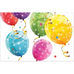 PROCOS Sparkling Balloons, 120X180cm, Plastic, Birthday, Theme Party 088151 5201184881514