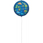 PROCOS Μπαλόνια Decorata Foil Happy Birthday Dinosaur 46εκ 1τμχ, Δεινόσαυρος, Γενέθλια, Διακόσμηση 092427 5201184924273