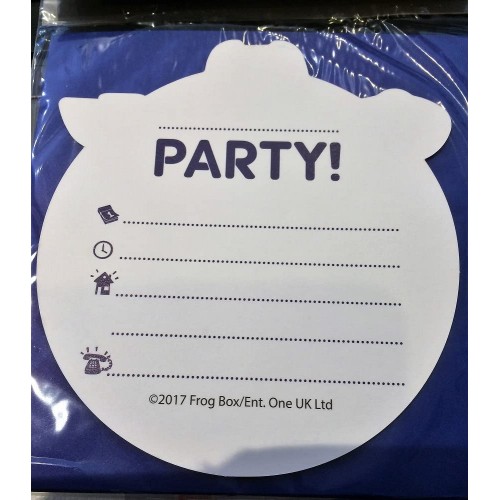 PROCOS Invitation Cards With Envelopes PJ Mask, 6 Pieces, Childrens Birthday Party 088635 5201184886359