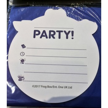 PROCOS Προσκλησεις με κοπτικό και Φακελα Pj Masks 6 τμχ, Πάρτι Γενεθλίων Για Παιδιά 088635 5201184886359