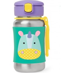 Skip Hop Zoo Παγουρίνο από Aνοξείδωτο Aτσάλι με Καλαμάκι Μονόκερος 29-2903011-06 879674023130