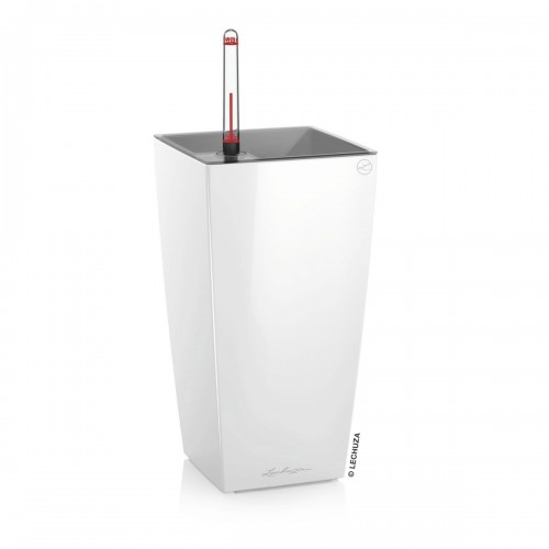 Lechusa LECHUZA ΑΥΤΟΠΟΤΙΖΟΜΕΝΗ ΓΛΑΣΤΡΑ MAXI-CUBI White High-Gloss All-In-One Set 18050 4008789180506
