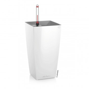 Lechusa LECHUZA ΑΥΤΟΠΟΤΙΖΟΜΕΝΗ ΓΛΑΣΤΡΑ MAXI-CUBI White High-Gloss All-In-One Set 18050 4008789180506