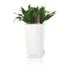 Lechusa LECHUZA ΑΥΤΟΠΟΤΙΖΟΜΕΝΗ ΓΛΑΣΤΡΑ MAXI-CUBI White High-Gloss All-In-One Set 18050 4008789180506