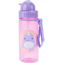 Skip Hop Zoo Πλαστικό Παγουρίνο με Καλαμάκι Φάλαινα - 384,5 ml 29-2903033-10 195861020738