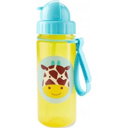 Skip Hop Zoo Πλαστικό Παγουρίνο με Καλαμάκι Καμηλοπάρδαλη - 384,5 ml 29-2903033-06 195861020813