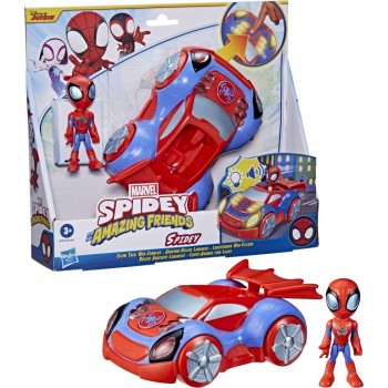 Hasbro Marvel Spidey and His Amazing Friends Glow Tech Web Crawler Vehicles F4252 / F4530 5010994104405