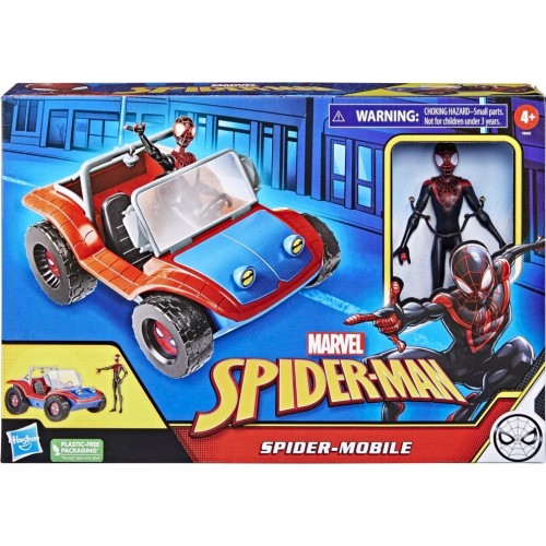 Hasbro Spiderman Verse Vehicle and 6in Figure Miles Morales  F5620 5010994113476