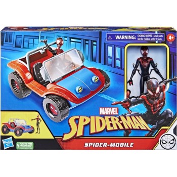 Hasbro Spiderman Verse Vehicle and 6in Figure Miles Morales Φιγούρα και Όχημα F5620 5010994113476