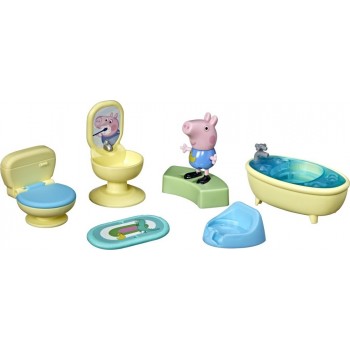 Hasbro Peppa Pig Peppas Adventures Little Rooms Accessory set Ώρα Μπάνιου με τον George F2513 / F3768 5010993933167