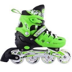 ΑΘΛΟΠΑΙΔΙΑ Adjustable Inline Skates Athlopaidia, Green 002.10305/GRN/39 5202200004481