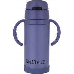 Estia Θερμός Παιδικό Slogans Ανοξείδωτο 350Ml Smile Blue 01-10997 5207158010997