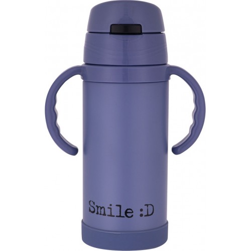 Estia Thermos Childrens Slogans Stainly 350Ml Smile Blue 01-10997 5207158010997