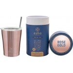 Estia Θερμός Coffee Mug Save The Aegean 350Ml Rose Gold 01-12489 5207158012489