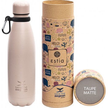 Estia Θερμός Travel Flask Save The Aegean 500Ml Chai Latte 01-9809 5207158009809
