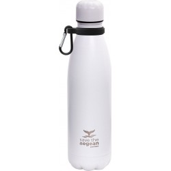 Estia Thermos Travel Flask Save The Aegean 500Ml Matte White 01-9014 5207158009014