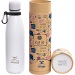 Estia Thermos Travel Flask Save The Aegean 500Ml Matte White 01-9014 5207158009014