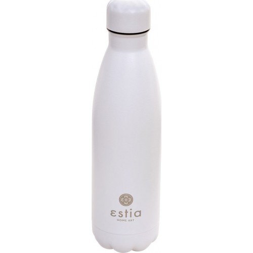 Estia Thermos Travel Flask Save The Aegean 500Ml Matte White 01-9014 5207158009014