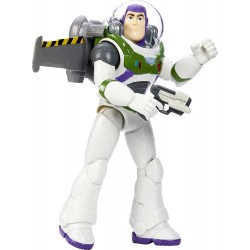 Mattel Disney Pixar Lightyear Μεγάλες Φιγούρες Με Εξοπλισμό Space Ranger Gear Alpha Buzz, 12 In And Jetpack Blaster HHK10 / HHK1