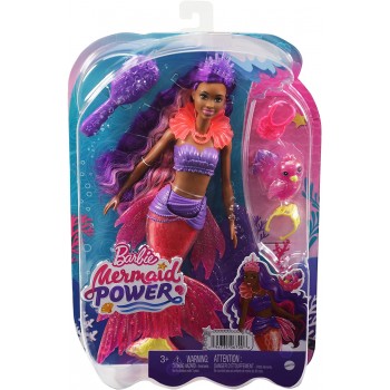 Mattel Barbie Mermaid Power Brooklyn Roberts Doll HHG53 194735067008