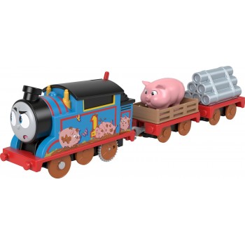 Mattel Τόμας Το Τρενακι -Μηχανοκίνητα Τρένα Φάρμας Με 2 Βαγόνια, Ζωάκι Και Αξεσουάρ HHN47 / HHN48 194735072804