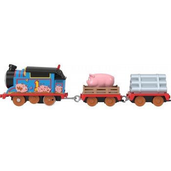 Mattel Τόμας Το Τρενακι -Μηχανοκίνητα Τρένα Φάρμας Με 2 Βαγόνια, Ζωάκι Και Αξεσουάρ HHN47 / HHN48 194735072804