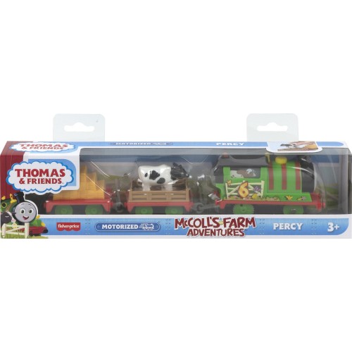 Mattel Τόμας Το Τρενάκι -Μηχανοκίνητα Τρένα Φάρμας Με 2 Βαγόνια, Ζωάκι Και Αξεσουάρ HHN47 / HHN49 194735072675