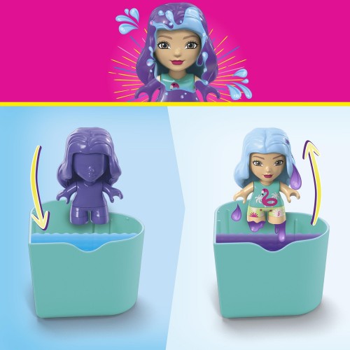 MEGA Barbie Color Reveal - Figure With Accessories Surf and Swim HHP85 / HHP86 194735074402