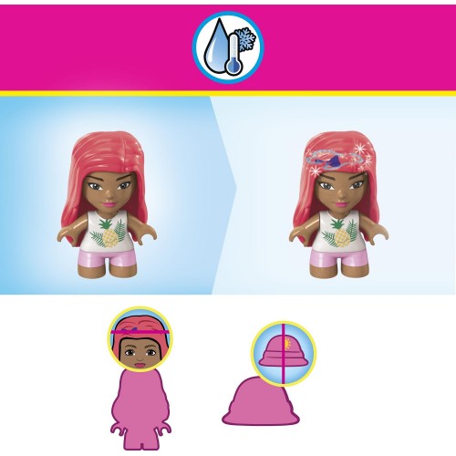 MEGA Barbie Color Reveal - Figure With Accessories Beach Day HHP85 / HHP88 194735074419