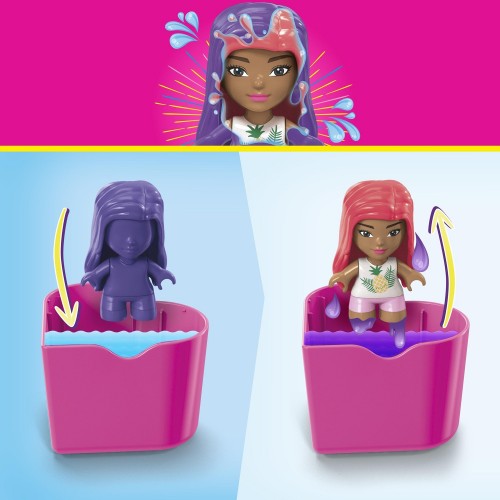 MEGA Barbie Color Reveal - Φιγούρα Με Αξεσουάρ Beach Day HHP85 / HHP88 194735074419