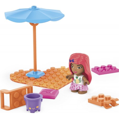 MEGA Barbie Color Reveal - Figure With Accessories Beach Day HHP85 / HHP88 194735074419