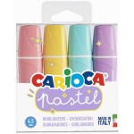 CARIOCA Pastel Hightlighters 4 pcs 43167 8003511431679
