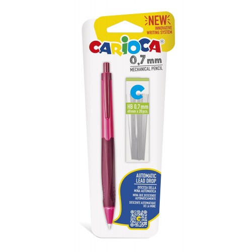 CARIOCA Mechanical Pencil 0.7 mm - 1 piece 40288 8003511402884
