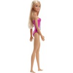 Mattel Barbie Beach Water Play Κούκλα Με Ροζ Μαγιό και Καρό Σχέδια DWJ99 / HDC50 194735020041