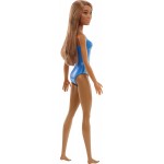 Mattel Barbie Beach Water Play Κούκλα Με Γαλάζιο Μαγιό και Φλόγες με Λουλούδια Σχέδια DWJ99 / HDC51 194735020034