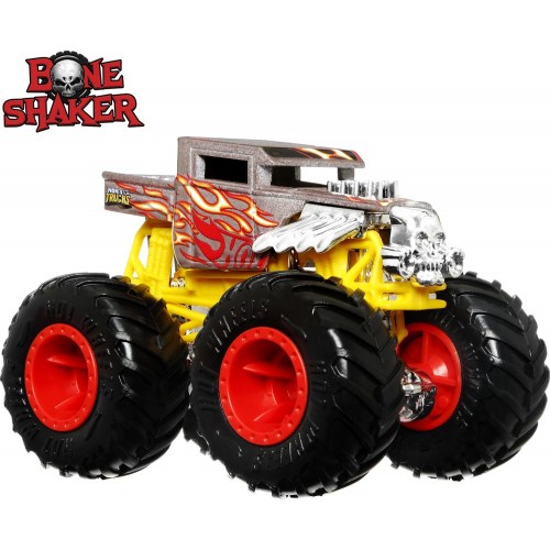 Mattel Hot Wheels Vehicle Monster Trucks Chromochemous Bone Shaker HGX06 / HGX07 194735059874