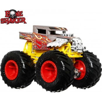 Mattel Hot Wheels Οχήματα Monster Trucks Χρωμοκεραυνοί Bone Shaker HGX06 / HGX07 194735059874