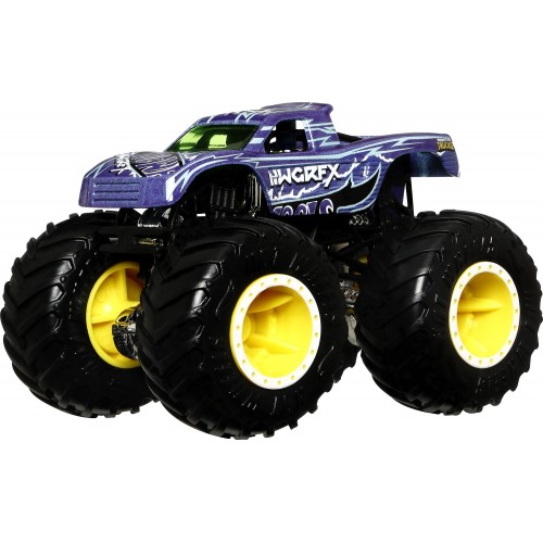 Mattel Hot Wheels Οχήματα Monster Trucks Χρωμοκεραυνοί Podium Grasher HGX06 / HGX08 194735059850